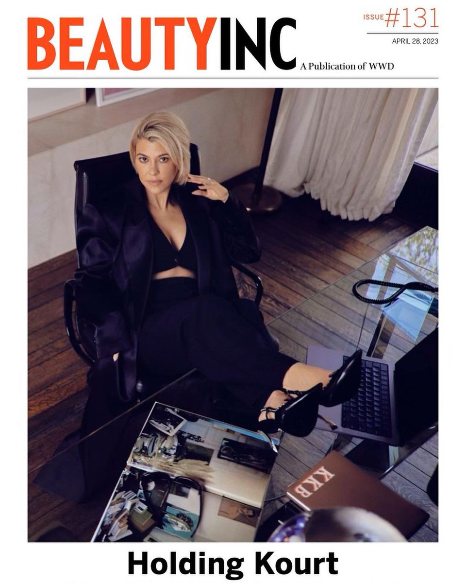 kourtneykardash's tweet photo. It’s giving @lemme expansion. Thank you Beauty Inc. @wwd for this cover and talking all things Lemme. So grateful. https://t.co/fMcV3OmemZ