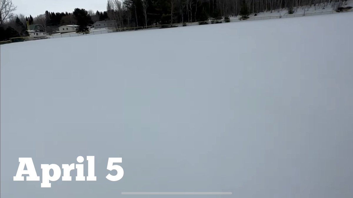 rgoup_2's tweet photo. The field transformation from the last three weeks of the northernmost college baseball team east of the Mississippi. 
Thank you to everyone that worked tirelessly so that we could get our home games in. 4 more in the next two days. Go Owls. https://t.co/O0Q7ZyXxXf