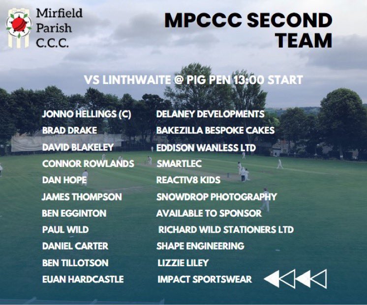 Mirfield Parish Cavaliers CC tweet media