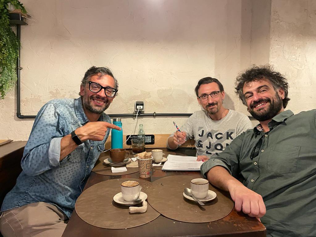 aviudaserrano's tweet photo. Primeros pasos de la Sociedad Española de Historia del Deporte. Gracias @DanieleSerapig2 y @jasimonsanjurjo por vuestro compromiso en esta aventura. Las cosas grandes empiezan de manera sencilla. https://t.co/jTsZoMm9cb