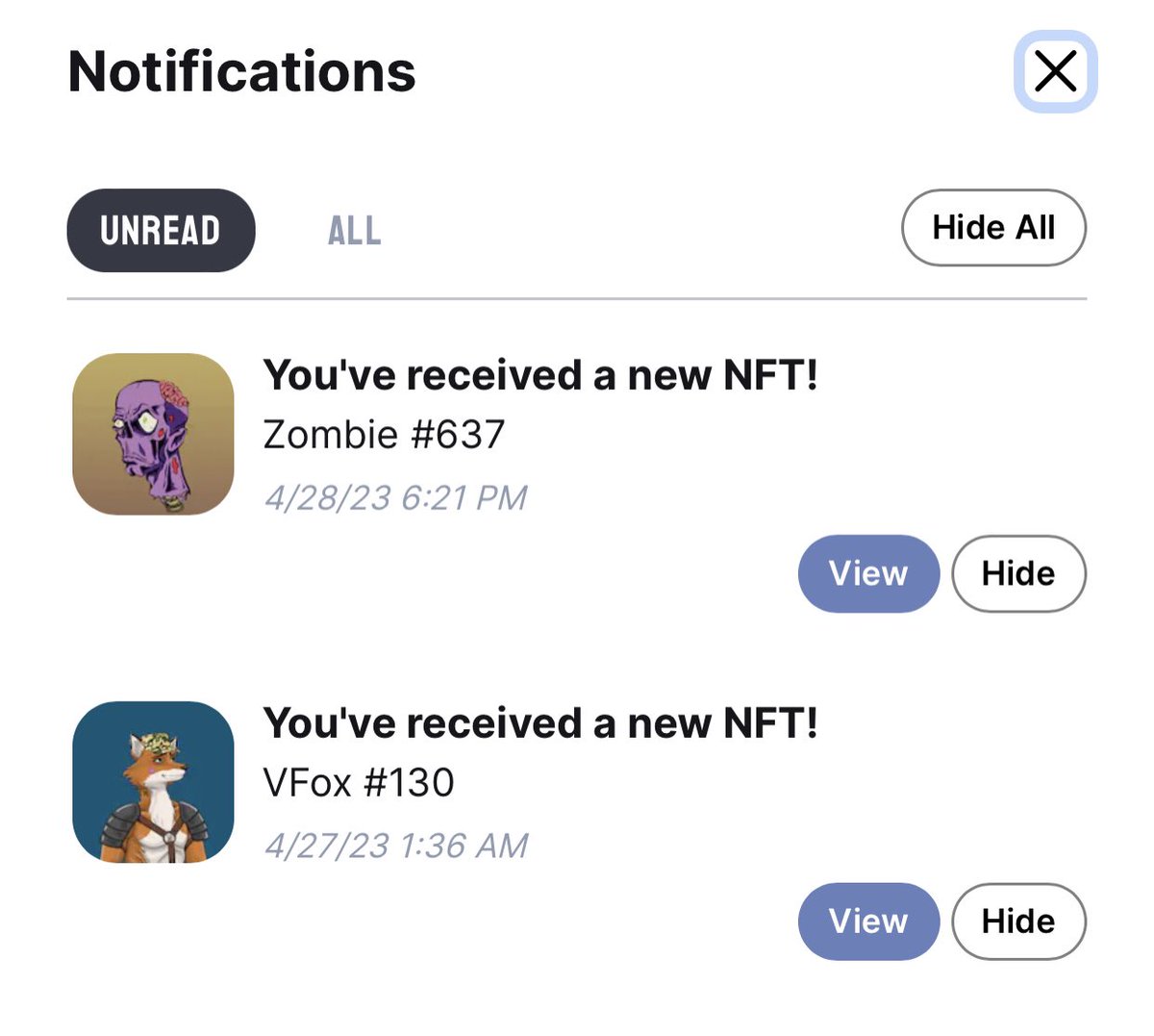 @ZillyZombies <a href="/VFoxAllianceNFT/">VFox_AllianceNFT</a> Wow and I just won a ZZ 🥳🥳