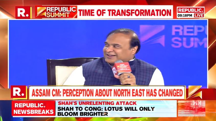 republic's tweet photo. #HimantaAtRepublicSummit | We want Narendra Modi as the PM of India. We won't do a coalition with any party that wants to replace him as the PM face of the country: CM @himantabiswa at #RepublicSummit 

#TimeOfTransformation

https://t.co/gTW85mjcgN https://t.co/aE2fJ0eXqB
