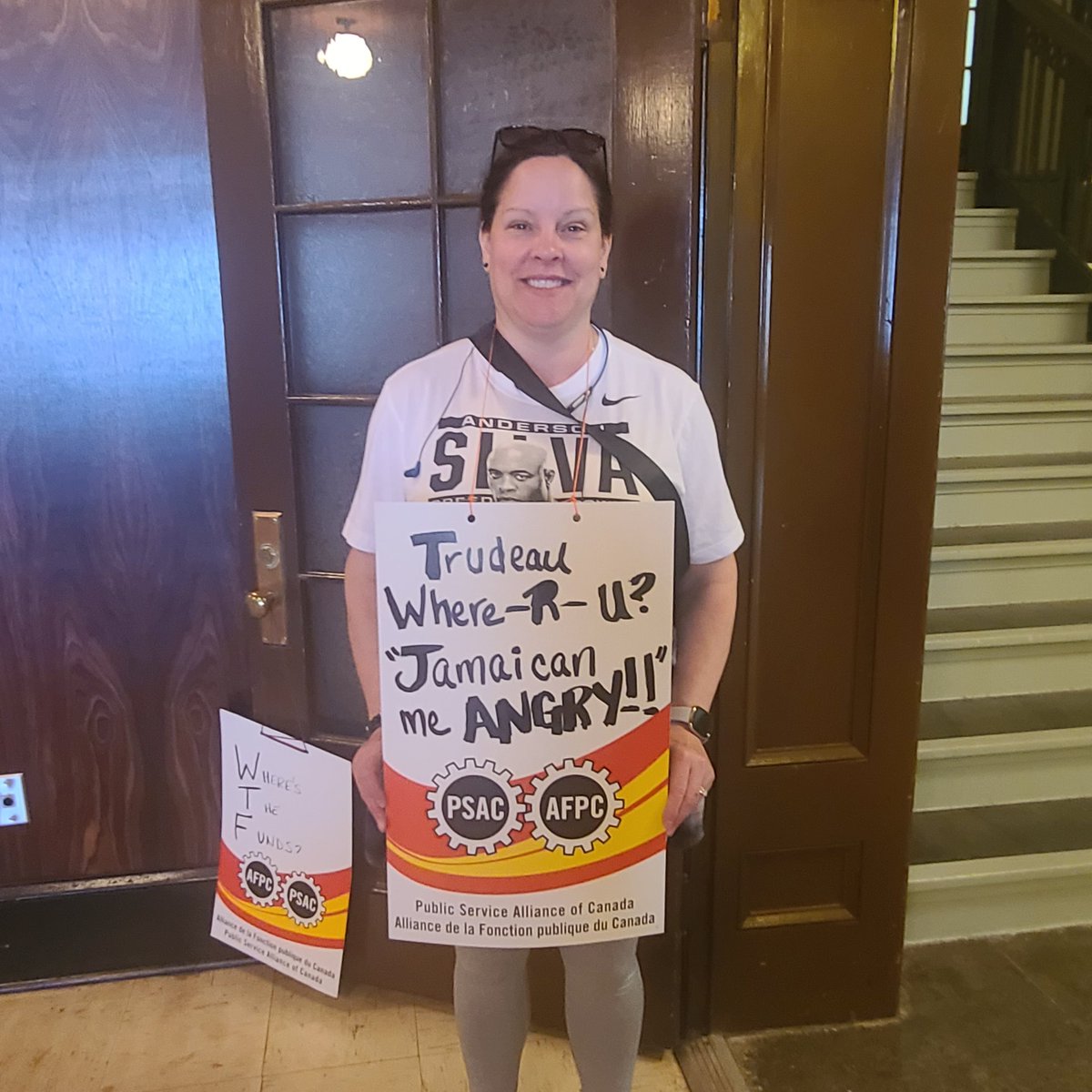 Willosug3115's tweet photo. Where are you Trudeau?? Time to get the Treasury Board back to the bargaining table with a FAIR offer.
#PSACSTRIKE2023 #PSACSTRIKE #JUSTINWHEREAREYOU #WHEREAREYOUTRUDEAU #PSACSTRONG #SOLIDARITY https://t.co/lINI8YANKF