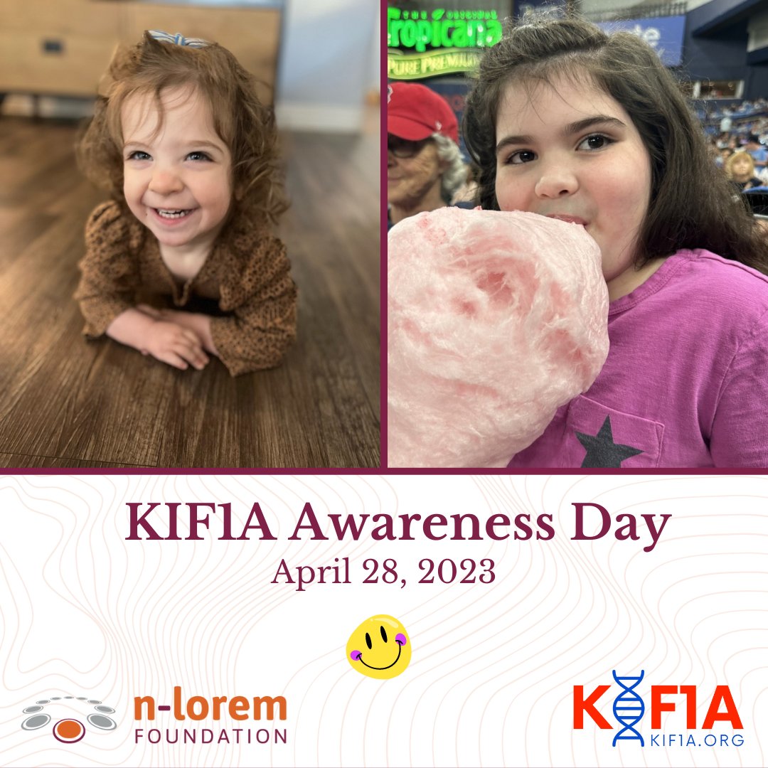 Today is KIF1A Awareness Day! At n-Lorem we celebrate our KIF1A superheroes everyday. @KIF1A #nlorem #mynanorarestory #supportnanorare #KIF1A #KIF1Aawareness