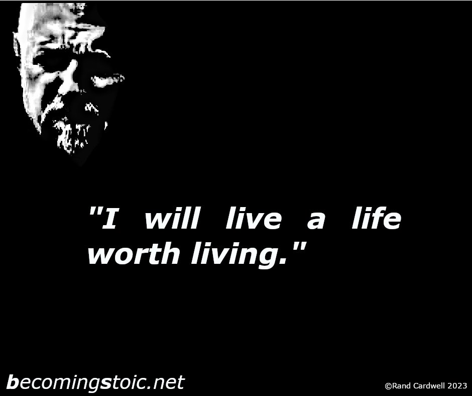 BecomingStoic's tweet photo. Living a life worth living is not a one-time achievement, but an ongoing process of growth and self-improvement. You should strive to become the best version of yourself that you can be. #stoic #stoicism #livingagoodlife https://t.co/KuV4nmvOkb https://t.co/6rITbjvWJ1