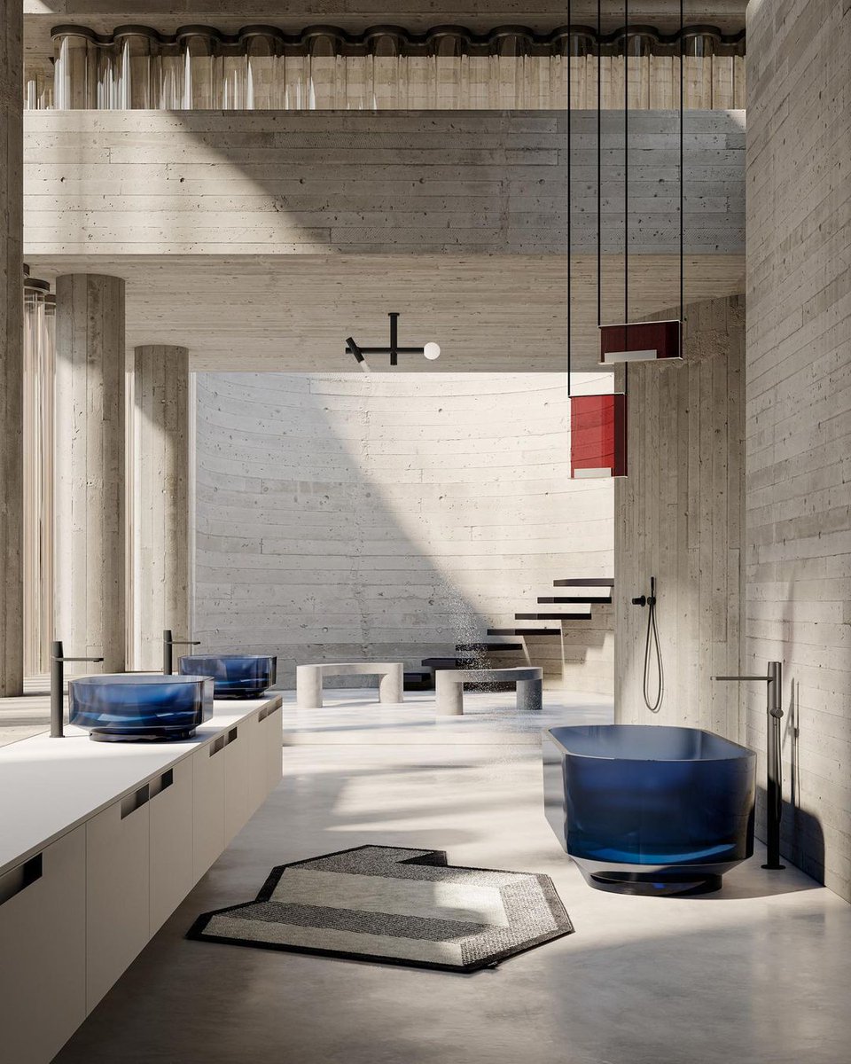 Il_Magma_'s tweet photo. Image from the series created for @‌antoniolupispa
#Borghi collection, #volumicarpet @‌gumdesign
and #apollo ceiling light #briansironi

Pendant lights: @‌lambertetfils

@massimocolonna_ #ilmagma #antoniolupi #digitalart #bathroom #design https://t.co/Uo7TH9smg2