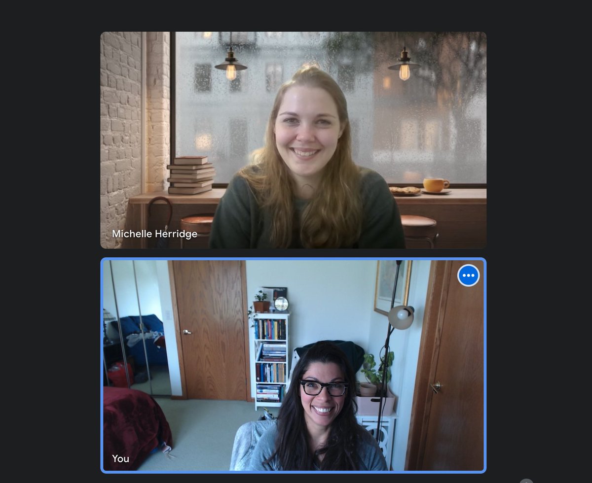 vanessarosaphd's tweet photo. Had the most delightful conversation with @mdhh99  about career options and navigating #academia to effect change &amp; bridge gaps 💪🏽

Michelle hosts a very successful #STEMEd #JournalClub with Baylor. Learn more at: https://t.co/lRqtvWelYz https://t.co/T9FFPy08jv