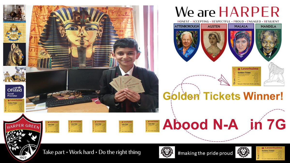 How many Golden Tickets? Well done, Abood - Going above and beyond! #goldentickets #goldenboy #makingtheprideproud 👑🎟️😎😍🦁