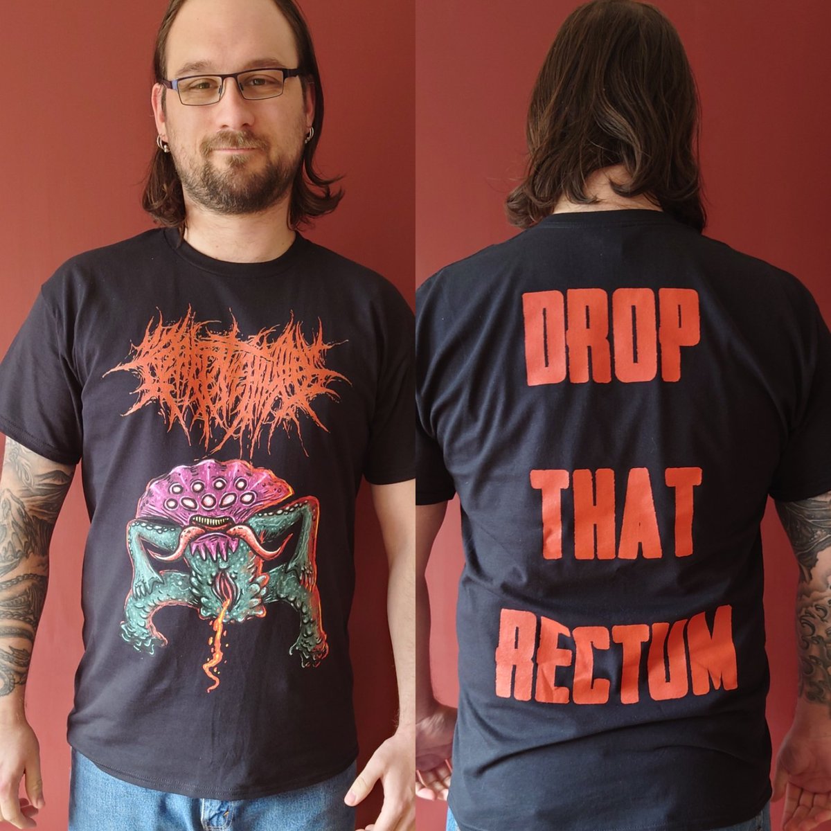 crepitationslam's tweet photo. Rectum shirts now available at https://t.co/Ng6mIUhC3P https://t.co/9aT7JIYQXP