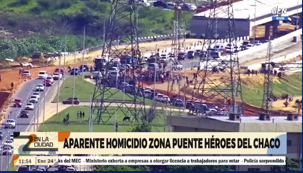 #AHORA | Aparente caso de homicidio en la zona del puente Héroes del Chaco

Un guardia de seguridad habría abatido a un supuesto delincuente.

👥#2EnLaCiudad
📺 <a href="/SomosGENAhora/">SomosGENAhora</a> 
📻 #Universo970AM