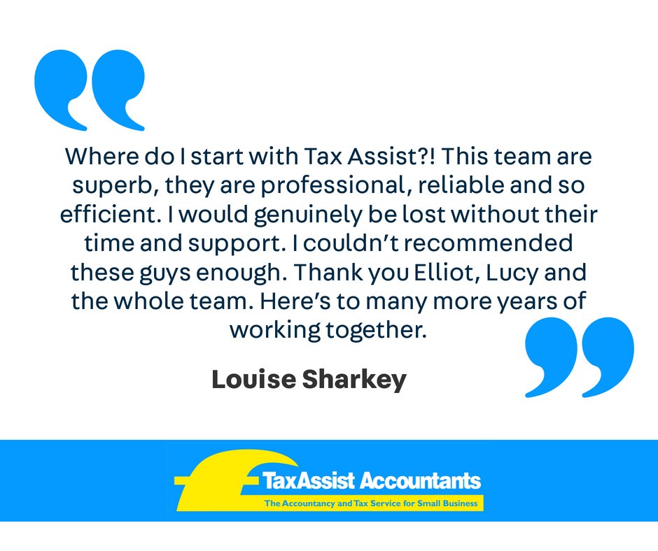 TaxAssistDurham's tweet photo. Had to share this fantastic review we received today from one of our lovely clients on Google!
It's put our team in a great mood for the bank holiday weekend!
#accountant #reviews #smallbusinesssupportingsmallbusiness #taxes #positivevibes https://t.co/Cg9hGNc4Qn