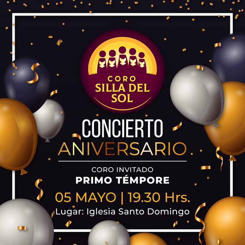 corosilladelsol's tweet photo. Exactamente en una semana más, @corosilladelsol festejará sus #12Años 🎂con un #Concierto 🎵 en la iglesia Santo Domingo.

Acompáñanos en esta ocasión, pues compartiremos un #Repertorio 🎼 religioso, que hemos preparado especialmente .

¡Te esperamos! 🤗 https://t.co/GEC2RQekVc
