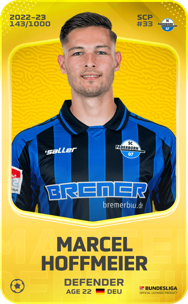 StiutG's tweet photo. Giveaway Sorare 🚨

À gagner: Marcel Hoffmeier (U23)

Conditions:

- RT 🔄
- Like ❤️
- Follow ✅
- Inscrit toi sur "Goatim" avec le code "ZJY ZKY" et met un screen en commentaire.
↪️ https://t.co/NxM6d4RO08

T.A.S: Lundi 1 Mai

#Giveaway #sorare #goatim #fantasy #football #NFT https://t.co/TCHUnxsTLh