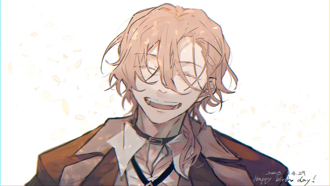 大好きだよ おめでとう   #文スト最小幹部生誕祭2023 #4月29日は素敵帽子くんの誕生日