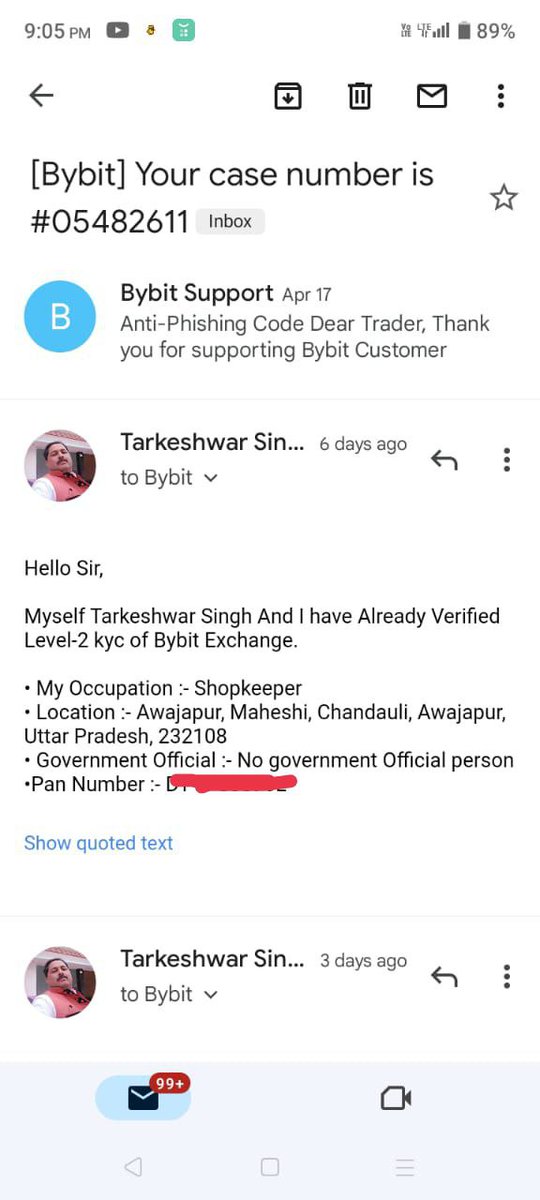 JohnMissie0786's tweet photo. @SuiNetwork @SuiEcoNews @Bybit_Official @SuiGlobal @elonmusk @pushpendrakum @cz_binance @binance Bybit exchange running another scam to grab the WL of the users who got allowlist. 

They first send the mail with timeline of 48 hours recieving the ticket number , now see results https://t.co/tFTxNod0Lg