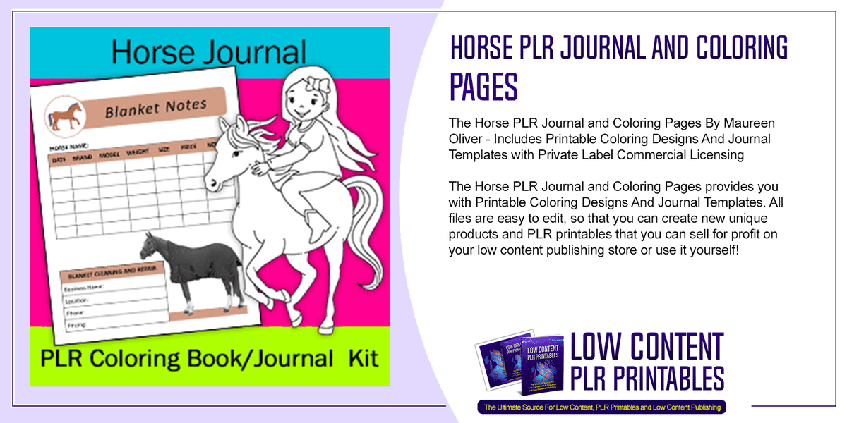 Horse PLR Journal and Coloring Pages.
 #HorsePLRJournalandColoringPages #HorsePLRJournal #horsePLRColoringPages #horseprintables #Horsejournal #horsetracker #maureenoliver #colormepositive #printabledesigns #templates #commercialuserights #commercialuse postly.app/2aiJ