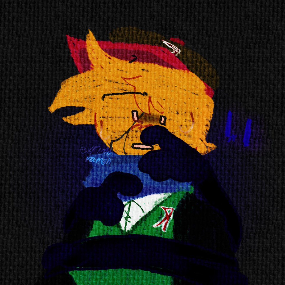 R4MENFACTORY's tweet photo. Guilt.
#RamenFactory #Robloxart #Robloxoc #Poopoo #ExpiredRamen #RobloxLore https://t.co/tTZtsDnGIH