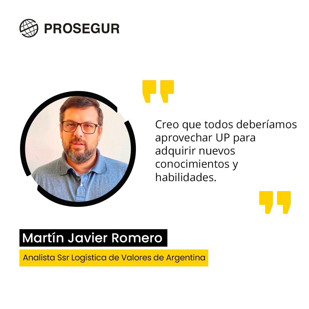 ProsegurGlobal's tweet photo. No te pierdas la entrevista a Martín Javier Romero, Analista Ssr Logística de Valores, que nos habla sobre la Universidad Corporativa Prosegur y cómo se benefició de esta iniciativa.
#UniversidadProsegur #TalentoProsegur #TeamOfTeams https://t.co/ZkF0IDOnOP