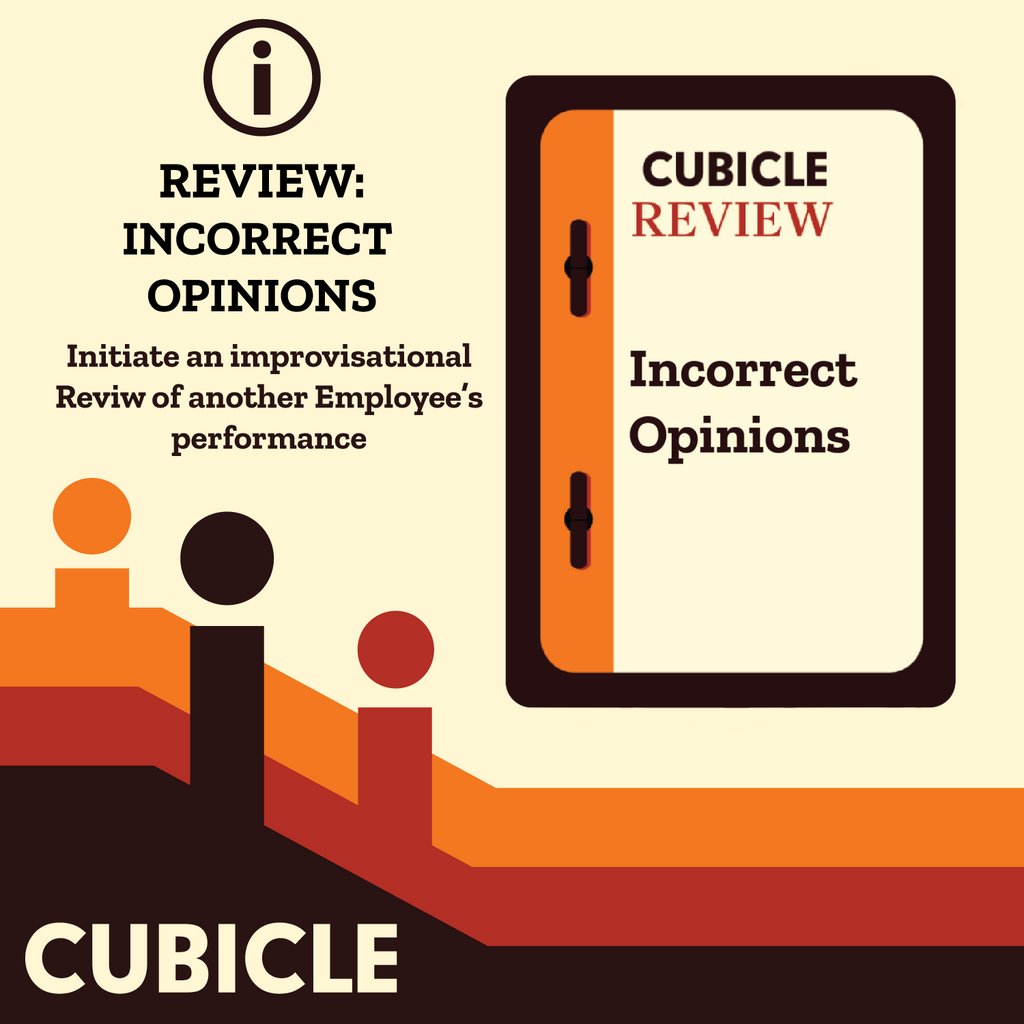 playcubicle's tweet photo. It's Friday! Are you ready for your end-of-week Review? Use the Excuse you earned on Wednesday and improvise a reason not to get fired!
Visit https://t.co/nDcVC1wRnY to get notified when Cubicle launches on Kickstarter!
#cubicle #underscoregames #tabletop #tabletopgames #office https://t.co/2kWeLyJadc