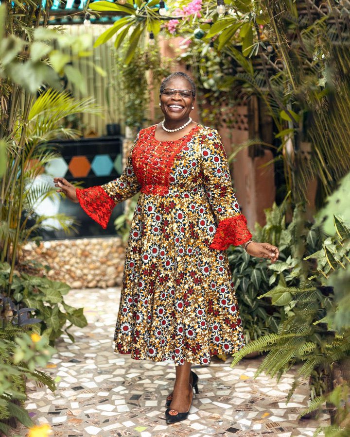 Chinelo Obi-Nwogu Celebrates 40th Birthday In Ankara Lace Dress| MFTV |  African design dresses, Latest african fashion dresses, African dresses for  women