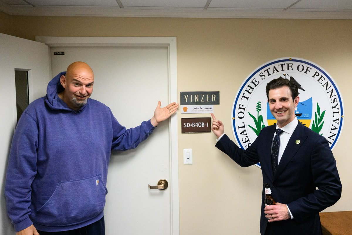 SenFettermanPA's tweet photo. Just a couple dudes pumping some Irons🍻 https://t.co/tp4lXmoJCG