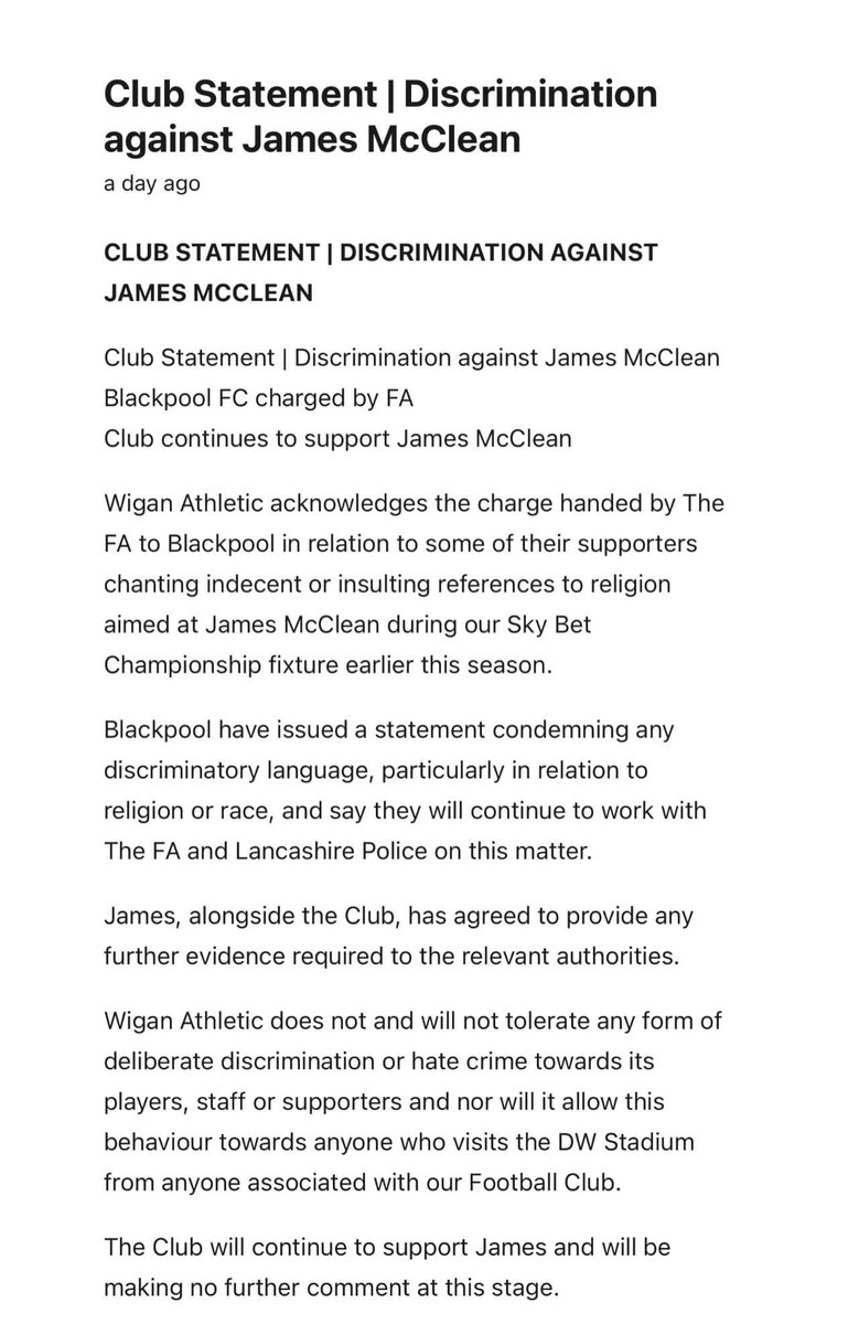 9j3C16S_UAE's tweet image. Imagine if James McClean got peace? Instead of being constantly harassed? 
#McClean #Solidarity #ConstantDiscrimination
