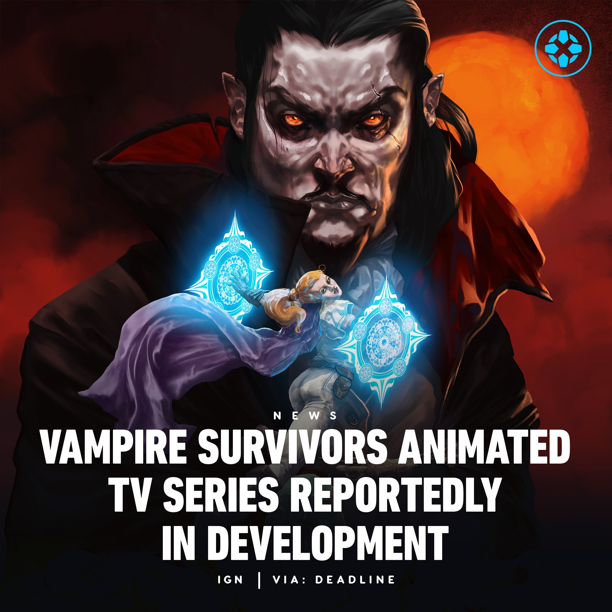 Vampire Survivors is being made into an animated series