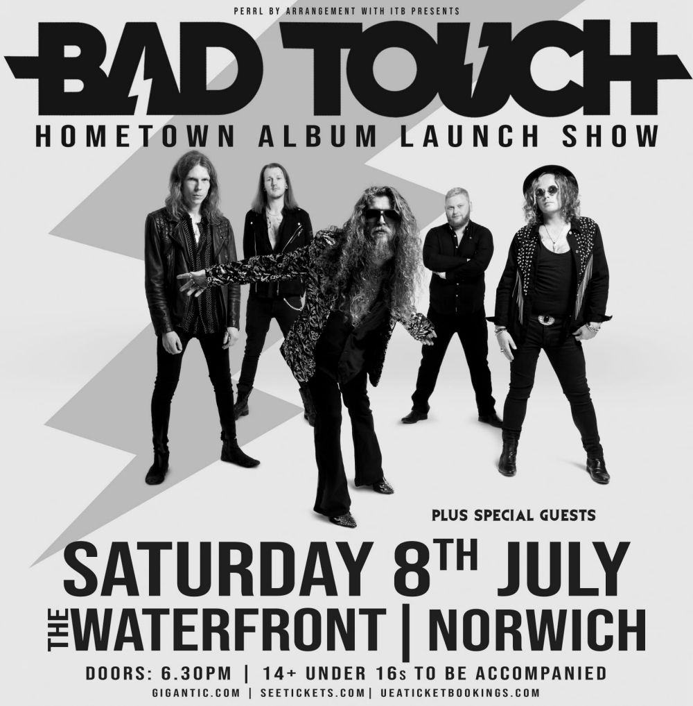 JUST ANNOUNCED🚨 We are thrilled to welcome Norfolk's own <a href="/badtouchrocksuk/">Bad Touch</a> to the Waterfront on July 8th! The "good time, dual-guitar, dirty rock n’ roll" 5-piece have built a reputation for their dynamic live shows. Head to our website for tickets🎫 bit.ly/44aLURw