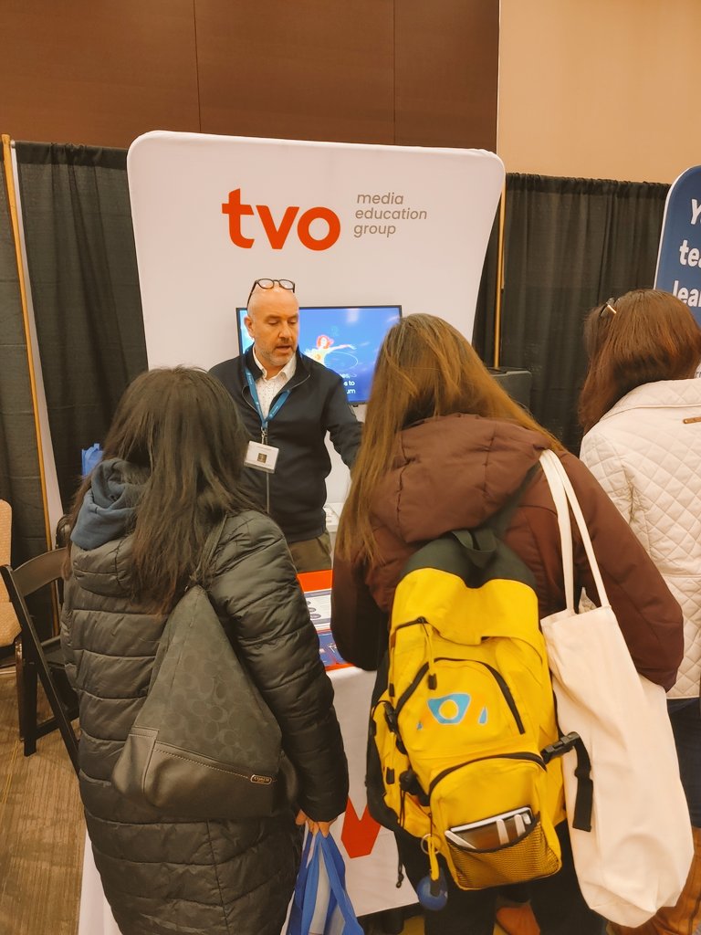 sadia_h97's tweet photo. Miss the TVO presentation yesterday? No worries, because the TVO team is still around for Day 2 of #OAME2023! Come visit the TVO booth today for information on FREE math learning resources for all Ontarians. @OAMElearns @OAMEcounts @natalieperez_02 @laredo_david @tvo https://t.co/EUi5LQTWEW