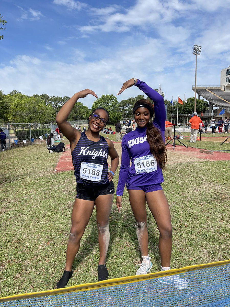 🥇<a href="/Caitlyn2025/">Caitlyn Johnson</a> &amp; 🥈<a href="/GuyePayton/">Payton Guye</a> in the Long Jump. The girls are headed to STATE‼️‼️‼️‼️ STATE OF MIND ⚔️<a href="/Coach_cRQQk/">Triston Crook</a> <a href="/IHSFrisco/">Independence HS</a> <a href="/CoachMatlock44/">Amy Matlock</a> <a href="/CoachNickStokes/">Coach Nick Stokes</a>