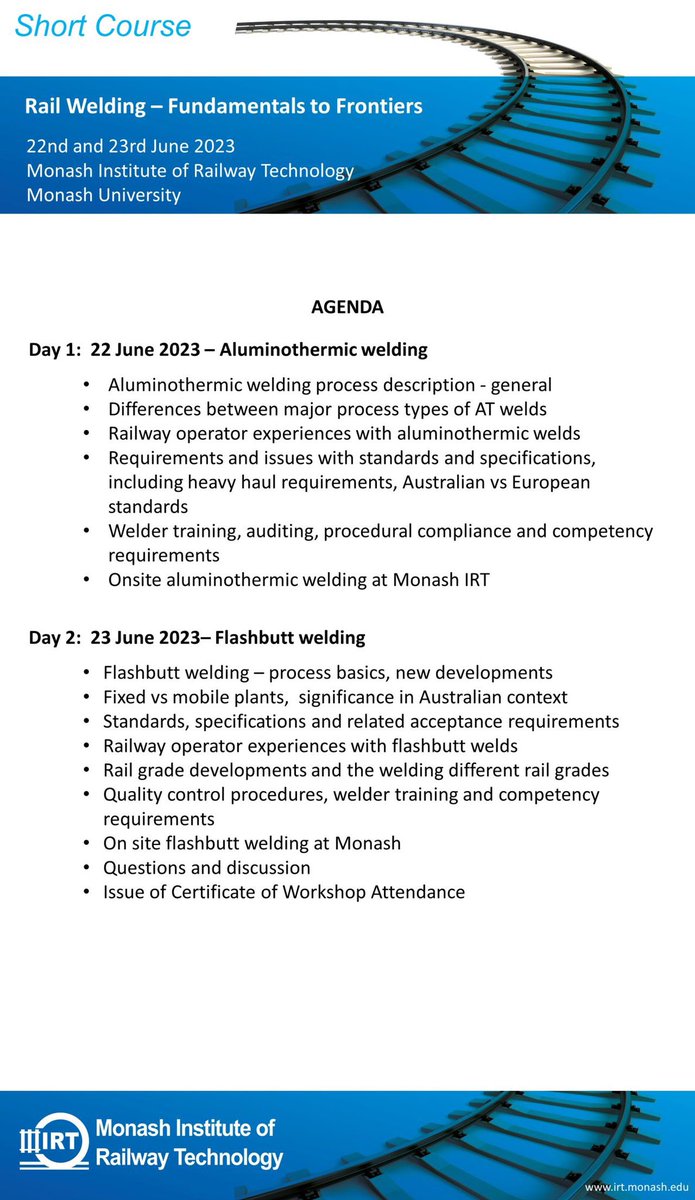 Monash IRT tweet media