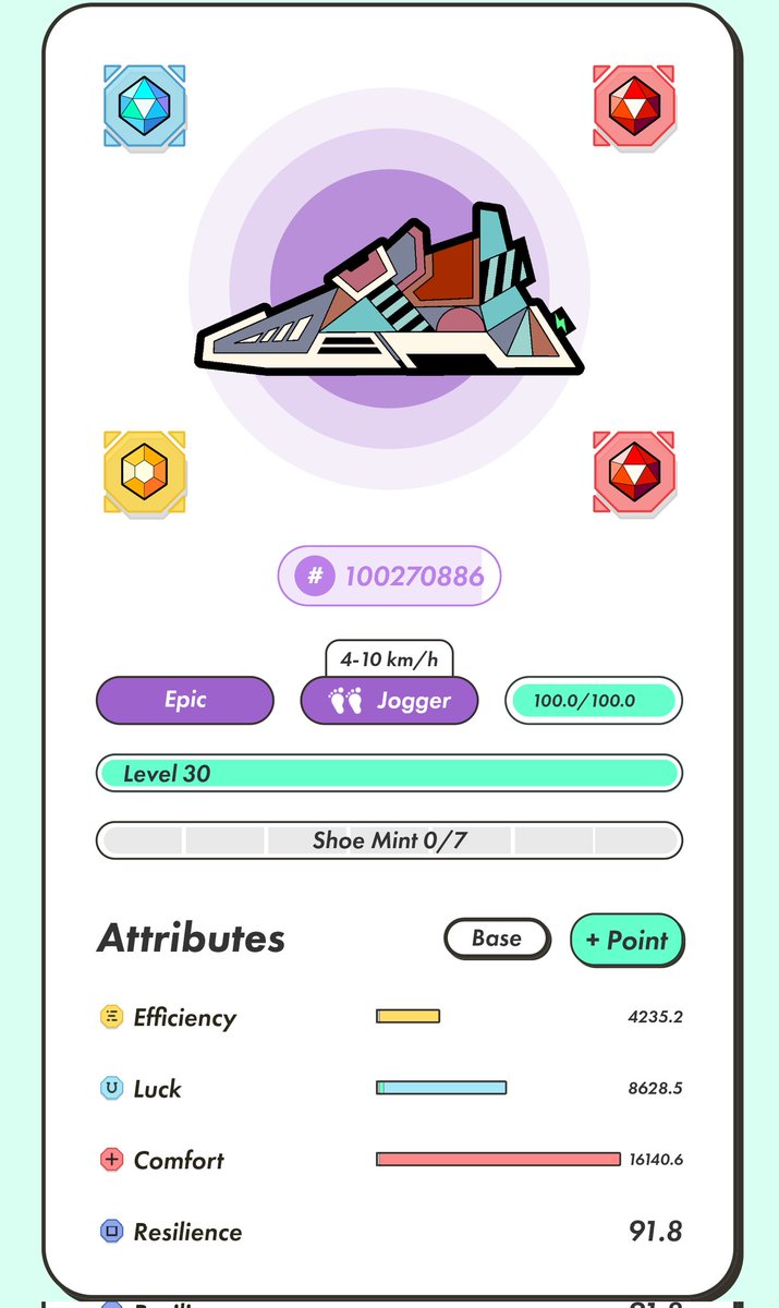 t_mmk_'s tweet image. 3000km突破！今後もこの子たちとジョギングしていきます☺️
#STEPN