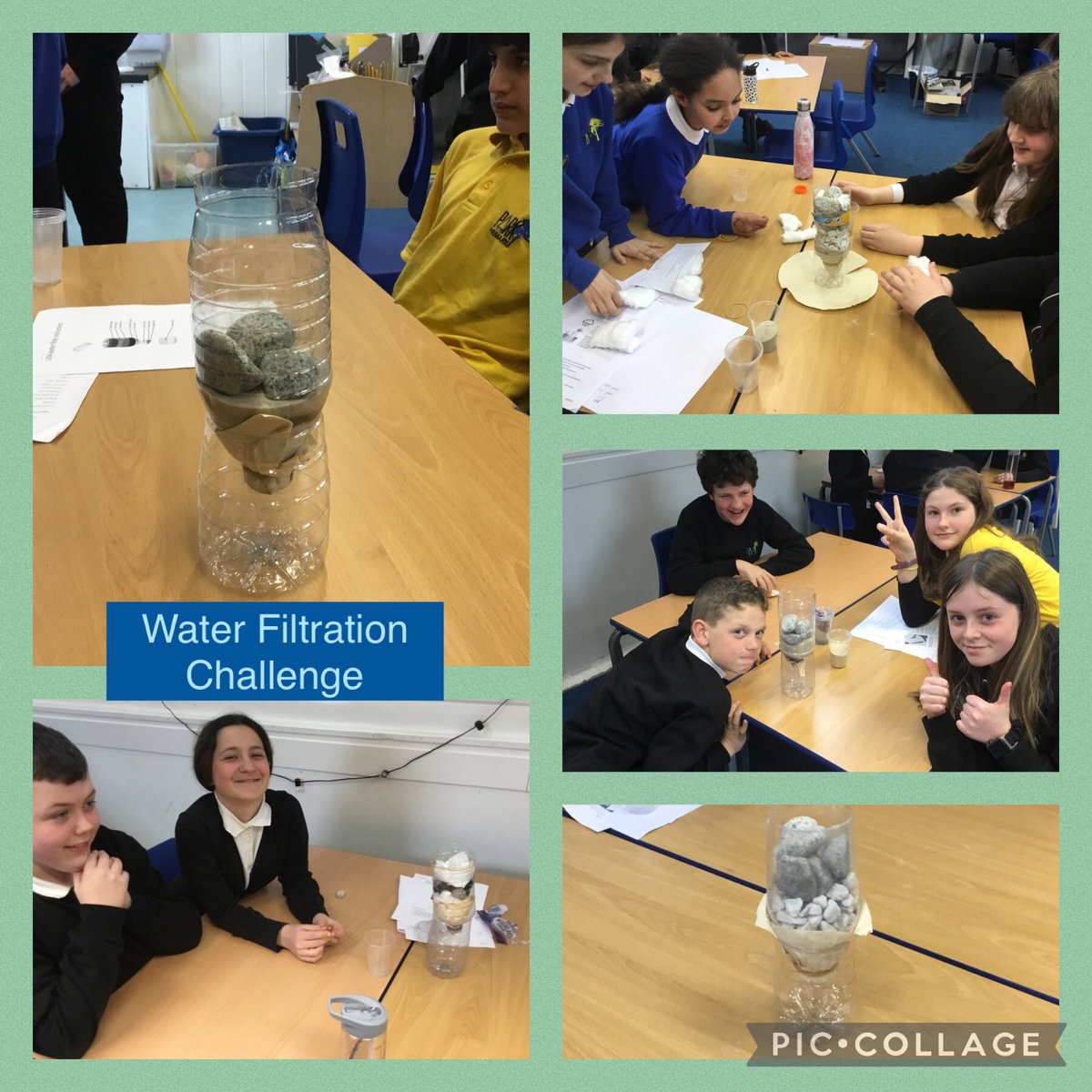 ParkPSClacks's tweet photo. In P7 we have undertaken the Water for All challenge.  As different countries, we designed and built filters. Each country had different credit amounts  for raw materials, some needed to apply for aid.  Making connections &amp; discussions about the impact of Technology Justice too. https://t.co/Huv7RigTIx