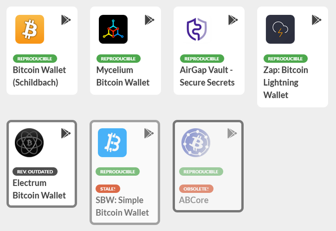 Ali2kCom's tweet photo. آیا کیف پول #بیت‌کوین شما امن است؟

توجه داشته باشید تنها 7 کیف پول REPRODUCIBLE شناخته می‌شود. https://t.co/hm3eRgL6j1