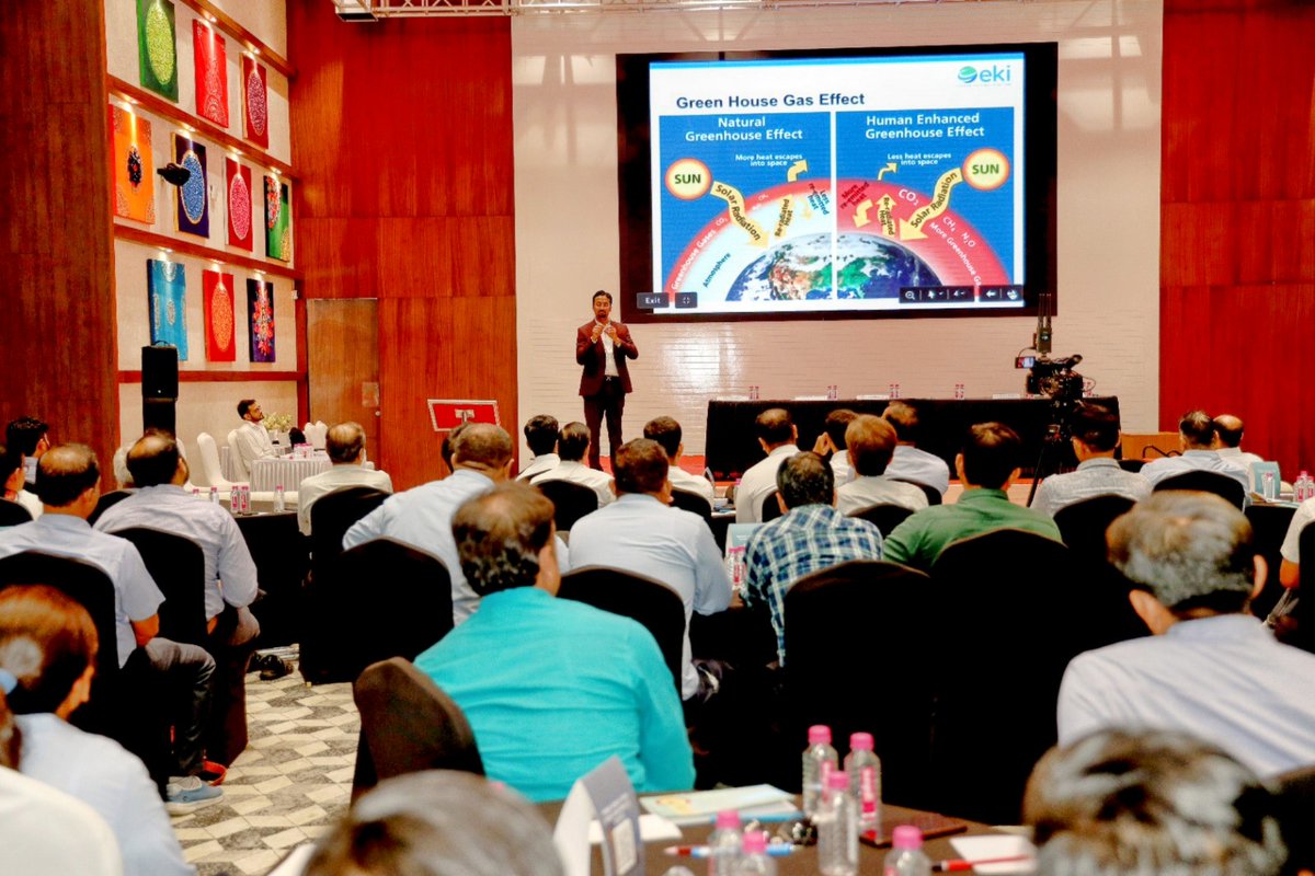 manishdabkara1's tweet photo. Delivered expert #talk on ‘Carbon Markets around the world, case studies of successful carbon market projects’ at an event organized by #GETRI (Gujarat Energy Training and Research Institute) at Vadodara.
(1/4) https://t.co/AbSUODej3F