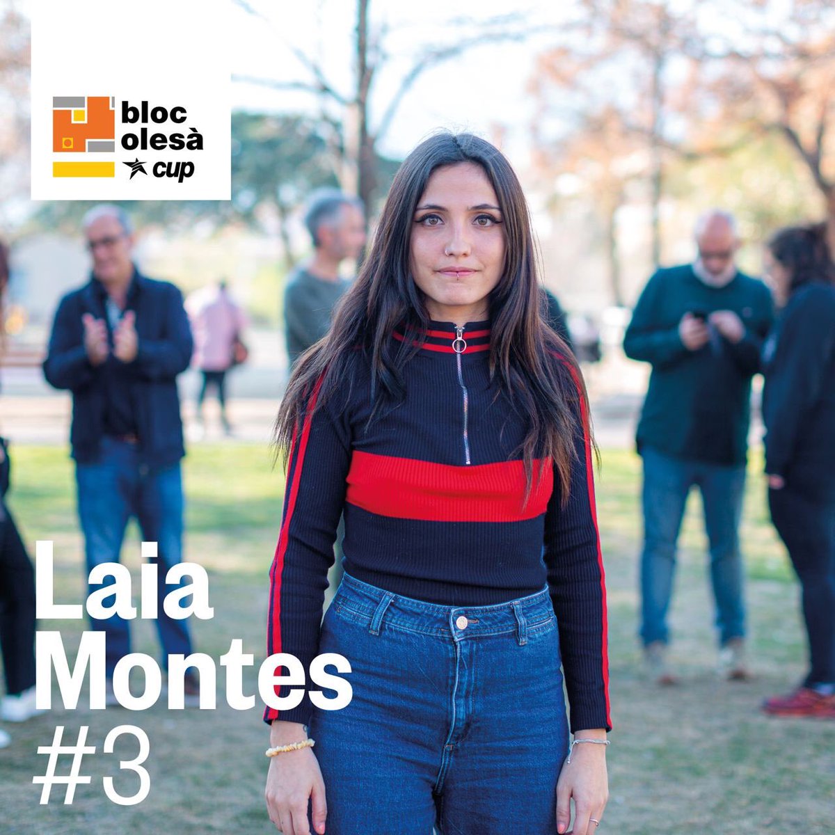 BlocOlesa_CUP's tweet photo. La Laia ocuparà el lloc 3 a la llista del Bloc Olesà CUP a les pròximes eleccions. 
3. Laia Montes https://t.co/oPTD97m38t