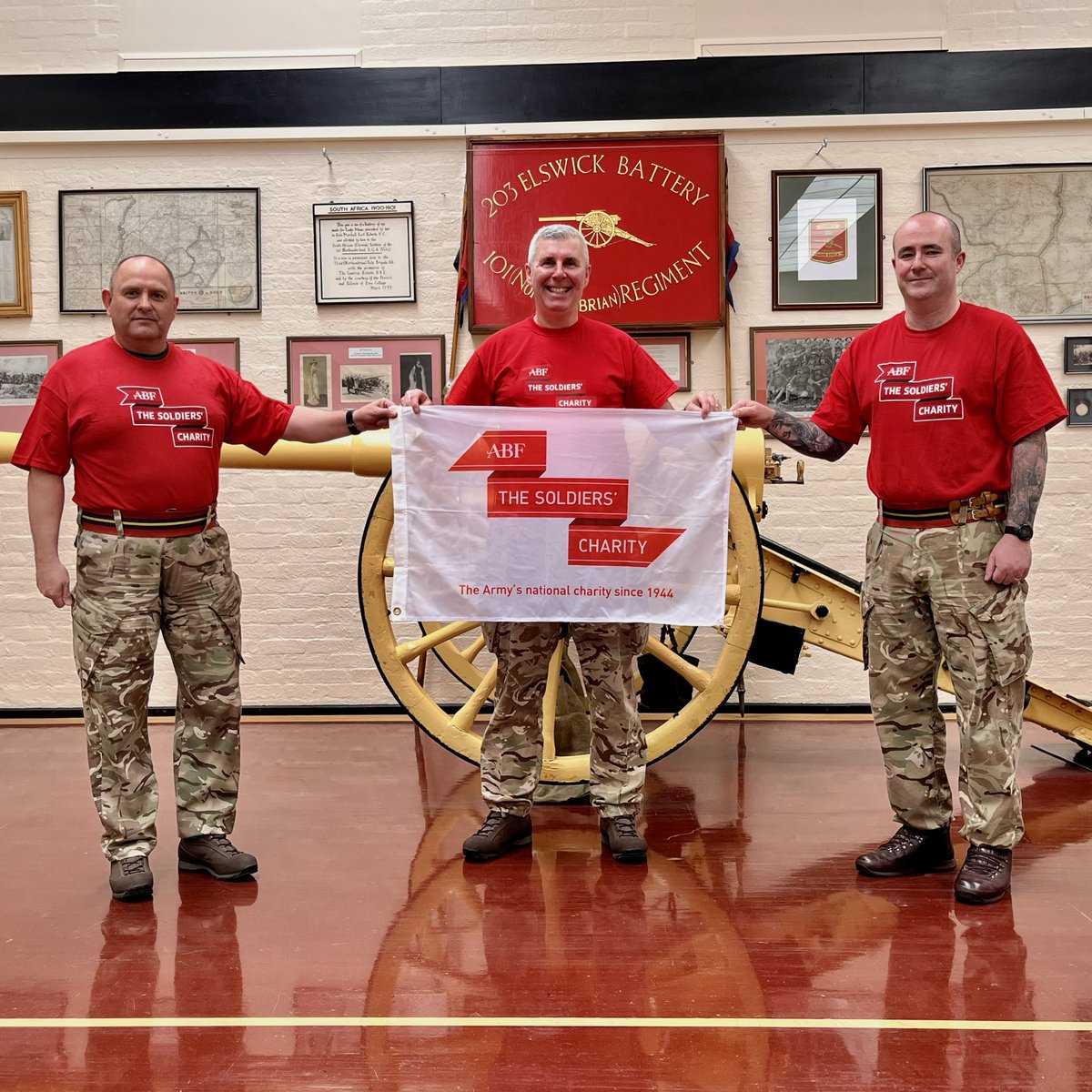 Army Reserve soldiers from 203 (Elswick) Battery based in Blyth will be in Newcastle tomorrow raising funds for ABF The @Soldierscharity 

Read more here ⬇️

justgiving.com/fundraising/gr… 

#ForSoldiersForLife #Newcastle #Blyth