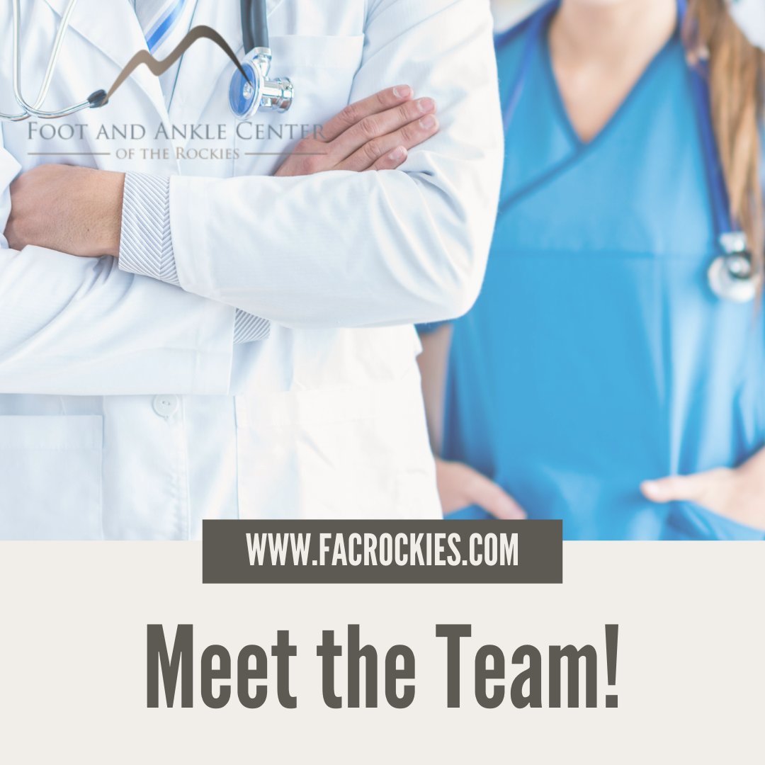 FACOFTHEROCKIES's tweet photo. Foot and Ankle Center of the Rockies is a podiatry practice serving patients in Colorado’s Front Range communities. To meet our team of experts, click the following link: https://t.co/ifr5Zh1JDC https://t.co/bLTecj1dTV