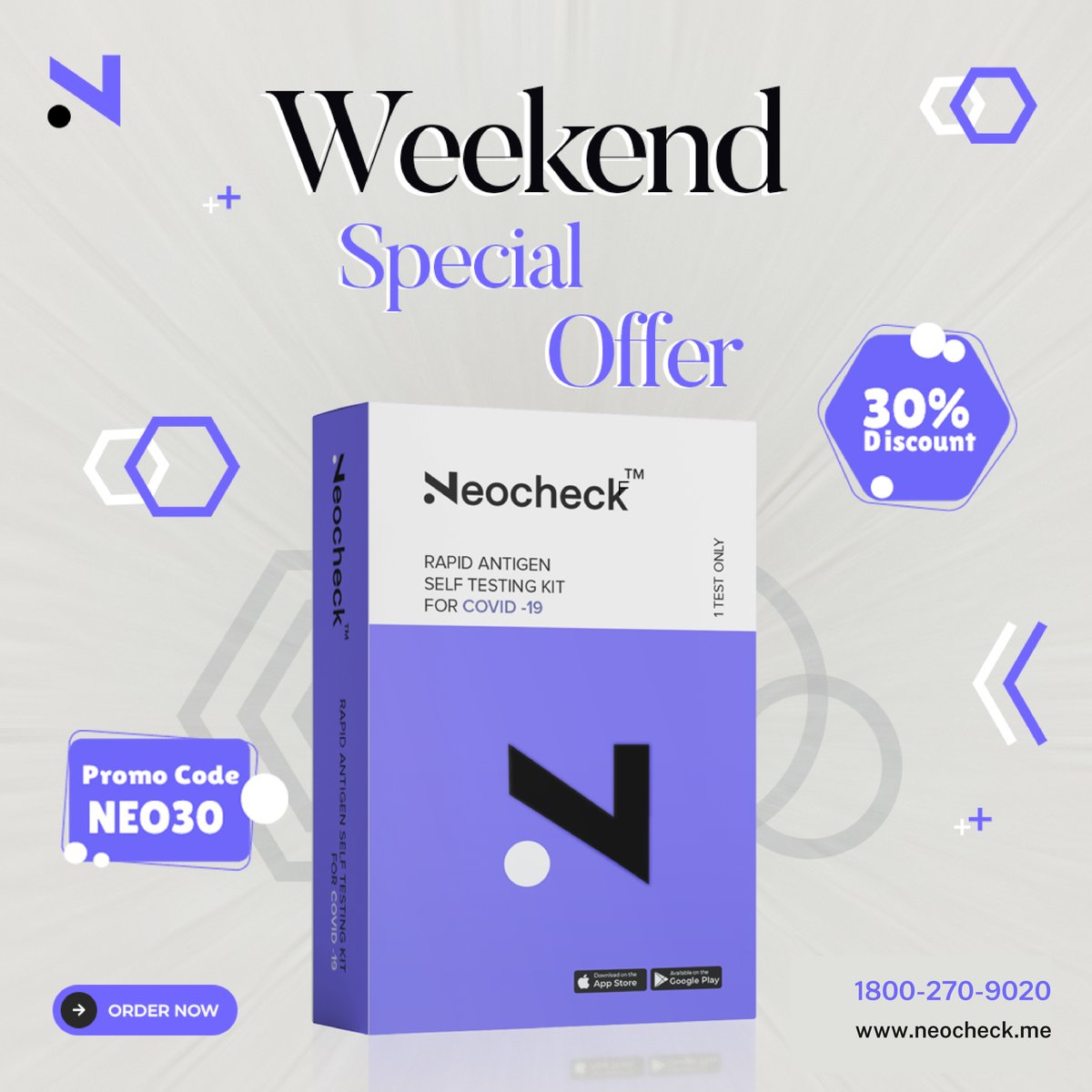 NeoDx_'s tweet image. Getthe  assurance of wellness with Neocheck.
 Order yours today at buff.ly/3zLwcOv
#covid19testing #selftestingkit #staysafestayhealthy #SelfTesting #AntigenTesting #RapidTesting  #StopTheSpread #TestYourself #KnowYourStatus #StayHealthy #ProtectYourself #StayInformed