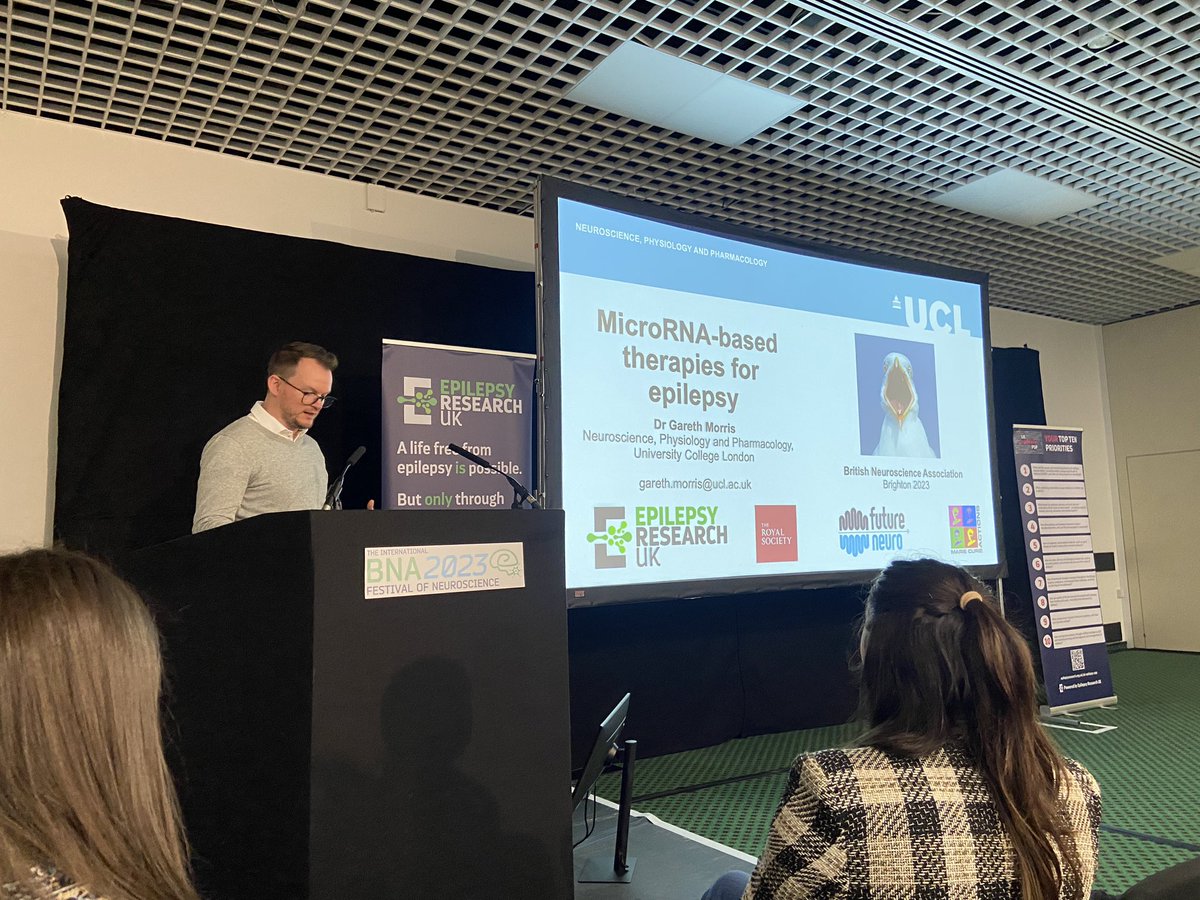 EpilepsyInst's tweet photo. This week, @BritishNeuro hosted its 5th Festival of Neuroscience in Brighton. Epilepsy Research UK is a proud Partner organisation of the BNA and hosted the conference’s only epilepsy-focused symposium, championing the work of early-career researchers: https://t.co/mc4QUOyqGc https://t.co/sr83peVXms