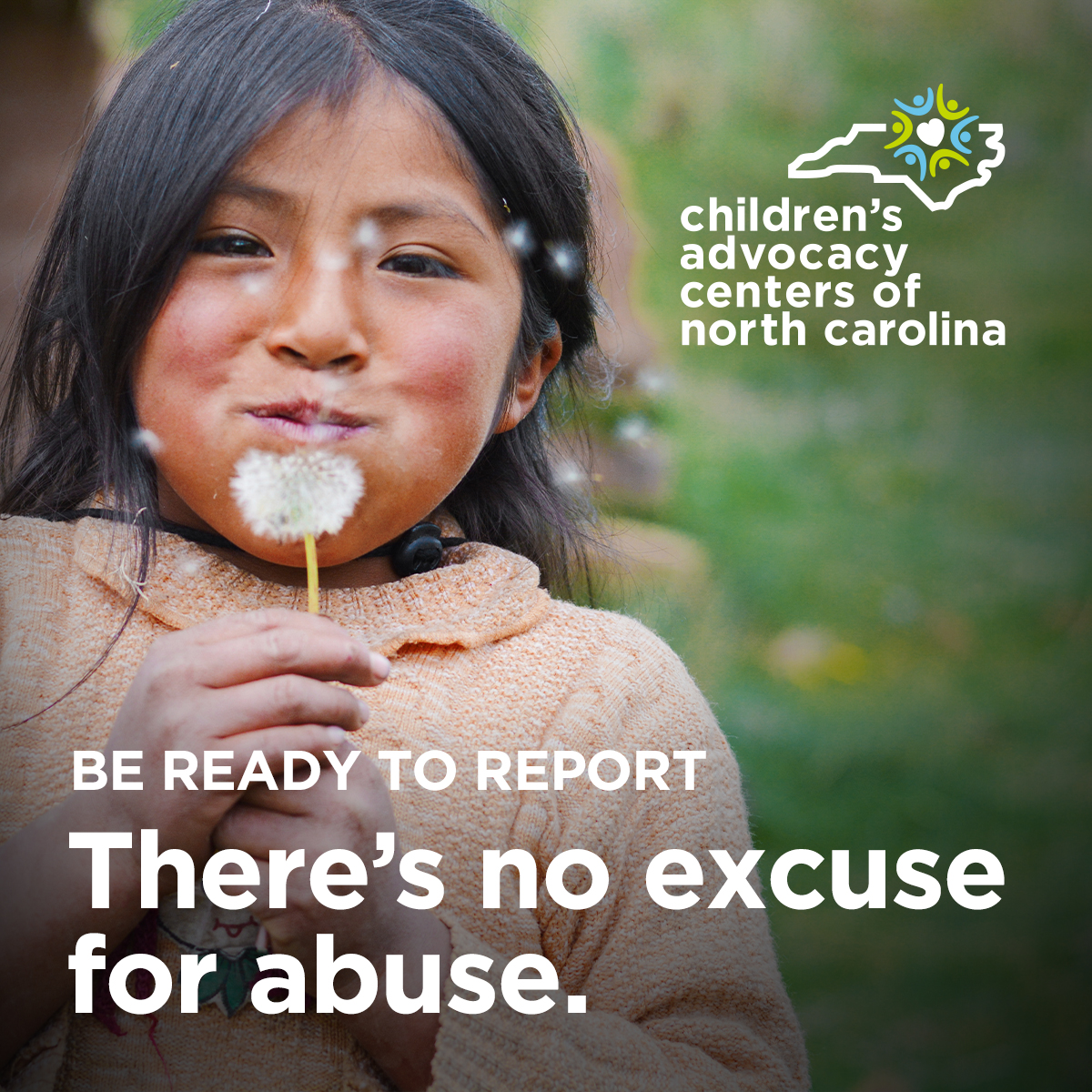 It's everyone's job to help end child abuse in North Carolina! Be ready to report. Learn more today. #HopeInAction CACNC.org/report