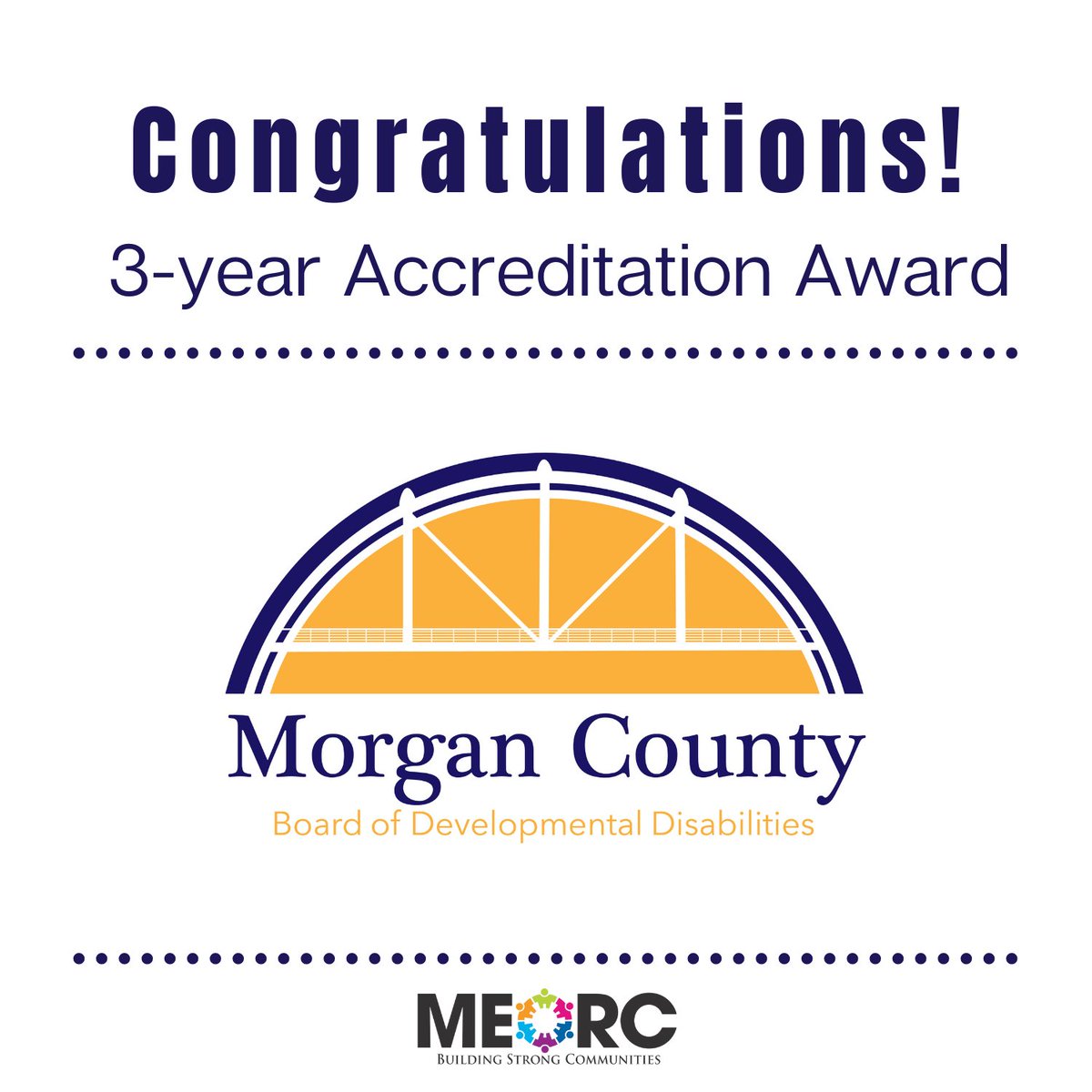 MEORC3's tweet photo. If you have interest in how MEORC can support your organization in achieving outstanding results during State Accreditation Reviews or Provider Compliance Reviews, contact Steve Long at slong@meorc.com

#MEORC #BuildingStrongCommunities #accreditation #MorganCounty #mcbdd https://t.co/dM79rm6R7N