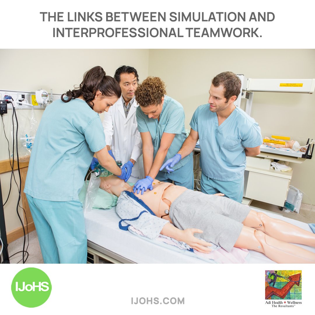 How does #simulation affect interprofessional (IP) teamwork and collaborative practices? LINKS – Lifting Interprofessional Knowledge through Simulation – a pilot study, shows the way ahead. Learn more ow.ly/CeyG50NZnBc
@loureiroelizab1 
#simulation #meded #healthcare