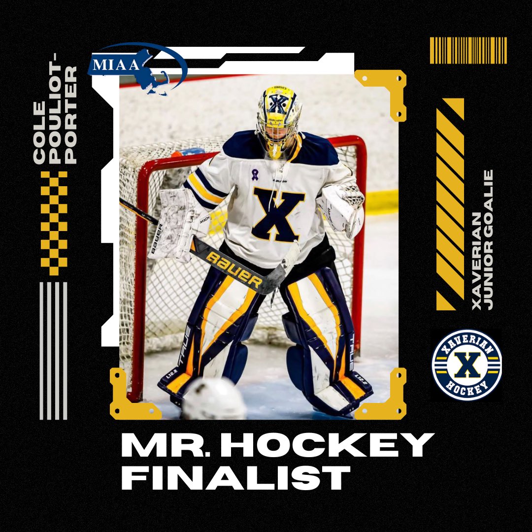 🔊 Last but not least! Our 🔟th Finalist for the Mr. Hockey <a href="/MassNZ/">MassNZ</a> Award for 2022-23:

Introducing <a href="/XaverianHockey/">Xaverian Hockey</a> junior goalie Cole Pouliot-Porter!

🗓 Stay tuned next week as we reveal Mr. Hockey! #MassHSProud 

🏒 neutralzone.net/masshs-boys/20…

👤 neutralzone.net/mens/player/co…
