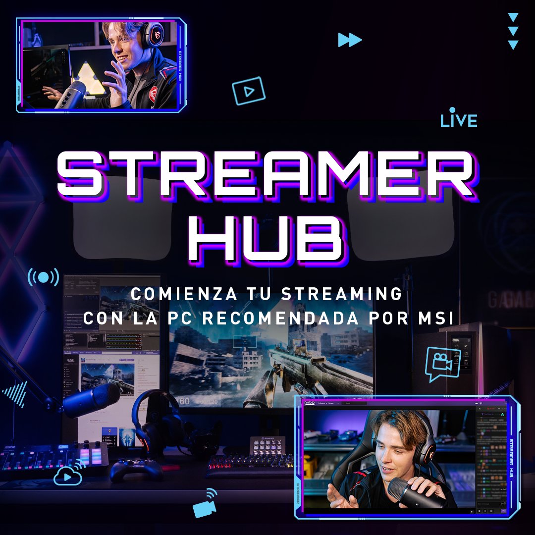 MSI_Latino's tweet photo. ¿En busca de una PC para armar tu stream setup? Te dejamos algunos consejos ya sea por si estas empezando o si deseas mejorar lo que ya tienes.
https://t.co/db51Gq2ay1
#MSIStreamerHub #streamingpc #MSI #MSIGAMING https://t.co/vHh5Gsb50s