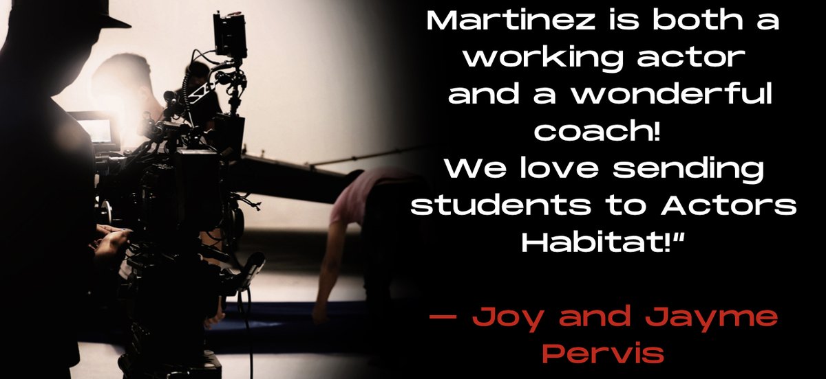 Coaching As Unique As Your Talent, On Your Schedule - mailchi.mp/actorshabitat/…