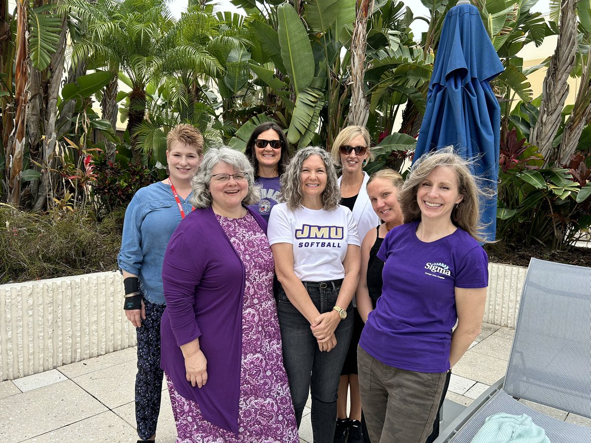 nurs664's tweet photo. JMU faculty taking in new knowledge and sunshine at the NONPF conference! @JMU #NONPFAC23 @jmuchbs @NONPF https://t.co/QroLtoHYS5