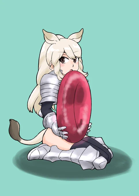 シロサイお嬢様浮き輪チャレンジ