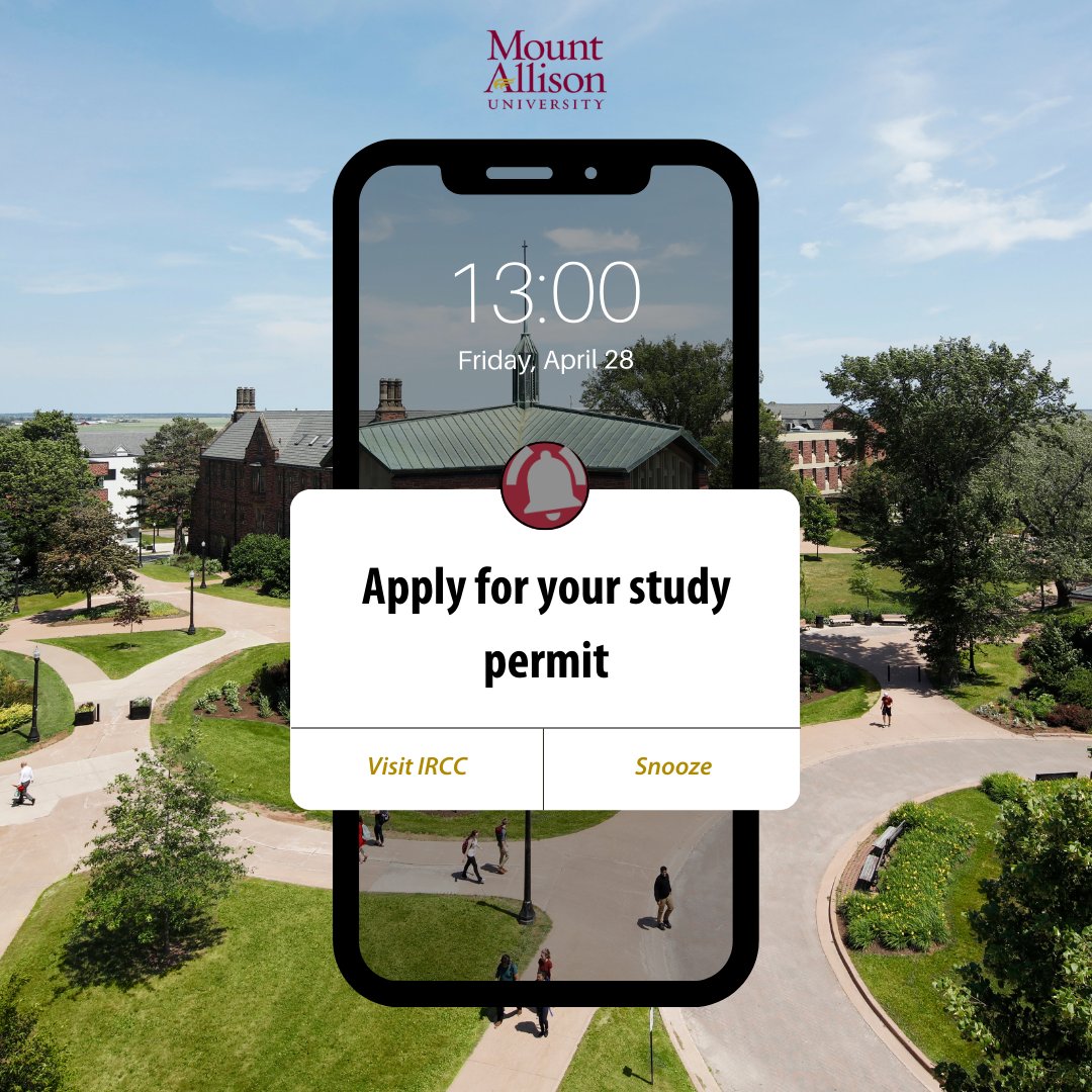 Calling all international students! Have you applied for your study permit as yet? Now is the time- check out our website for more information!