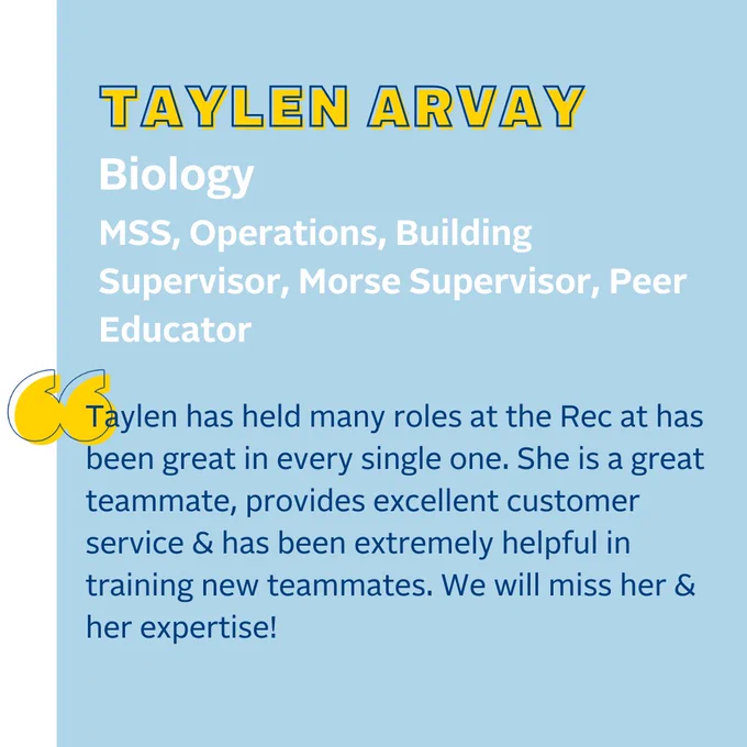 Image from Recreational Services-University of Toledo (@UToledoREC)